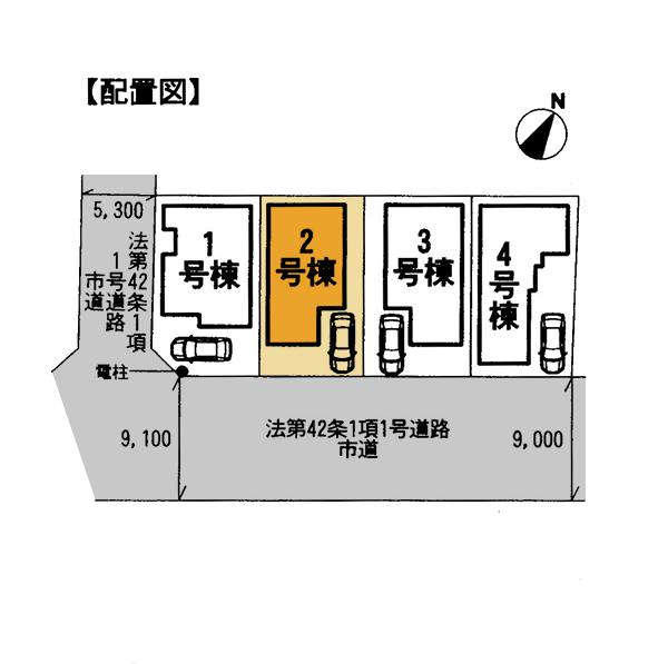 Compartment figure. 25,800,000 yen, 4LDK, Land area 102.5 sq m , Building area 97.71 sq m