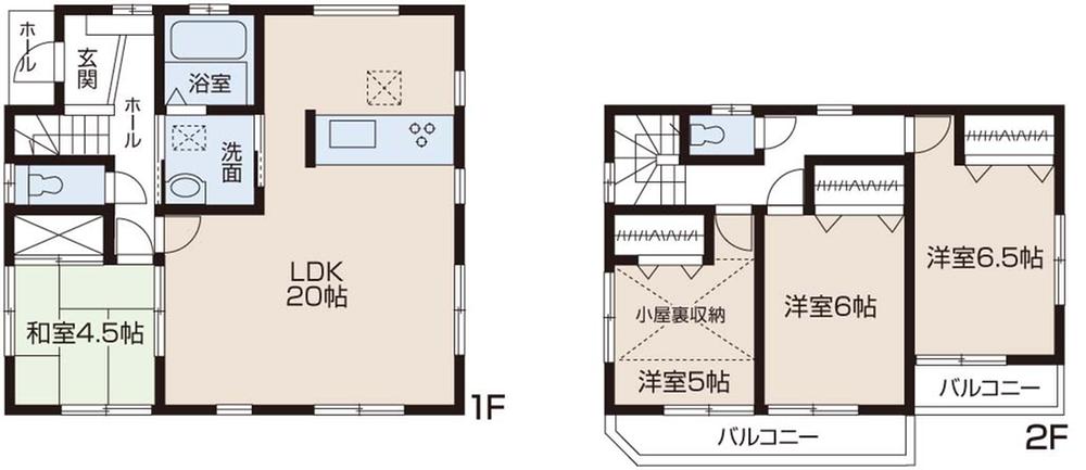 Floor plan. (4 Building), Price 34,800,000 yen, 4LDK, Land area 108.42 sq m , Building area 98.01 sq m