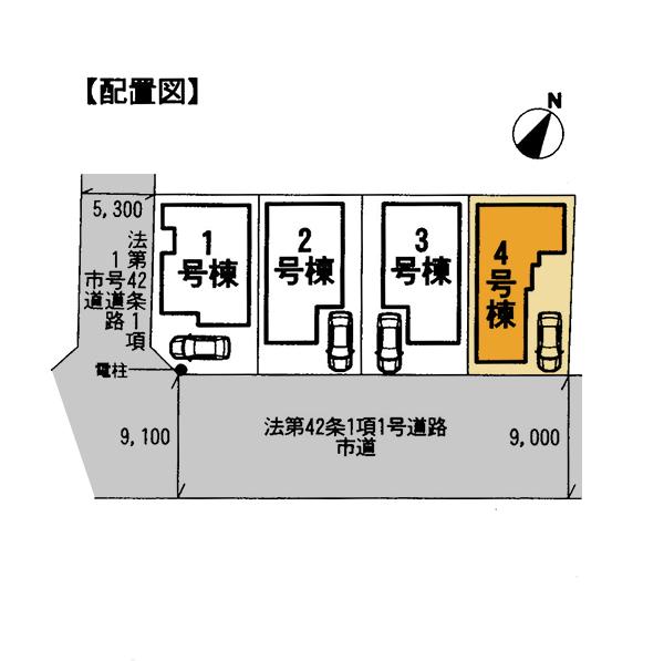 Compartment figure. 25,800,000 yen, 4LDK, Land area 102.5 sq m , Building area 99.36 sq m