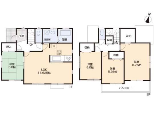 Floor plan. 30.5 million yen, 4LDK, Land area 115.71 sq m , Building area 103.29 sq m floor plan