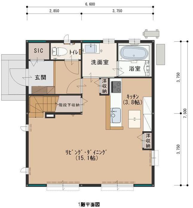 Floor plan. 1st floor: 49.50 sq m (14.97 square meters)