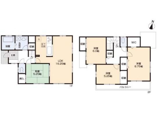 Floor plan. 29,300,000 yen, 4LDK, Land area 115.71 sq m , Building area 102.67 sq m floor plan