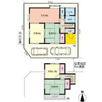 Floor plan. 10.8 million yen, 4DK, Land area 96.84 sq m , Building area 72.86 sq m