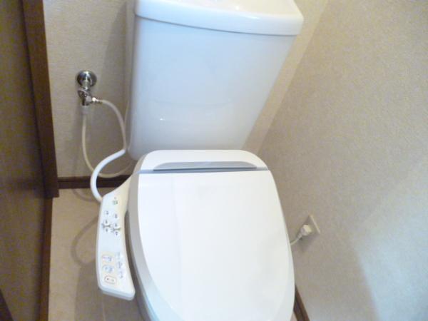 Toilet. With the second floor toilet new cleaning toilet seat