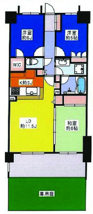 Floor plan. 3LDK, Price 18,700,000 yen, Occupied area 70.56 sq m