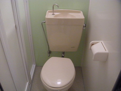 Toilet. It is a simple toilet. 