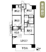 Floor: 4LDK + WIC + N, the occupied area: 84.25 sq m, Price: 36,800,000 yen, now on sale