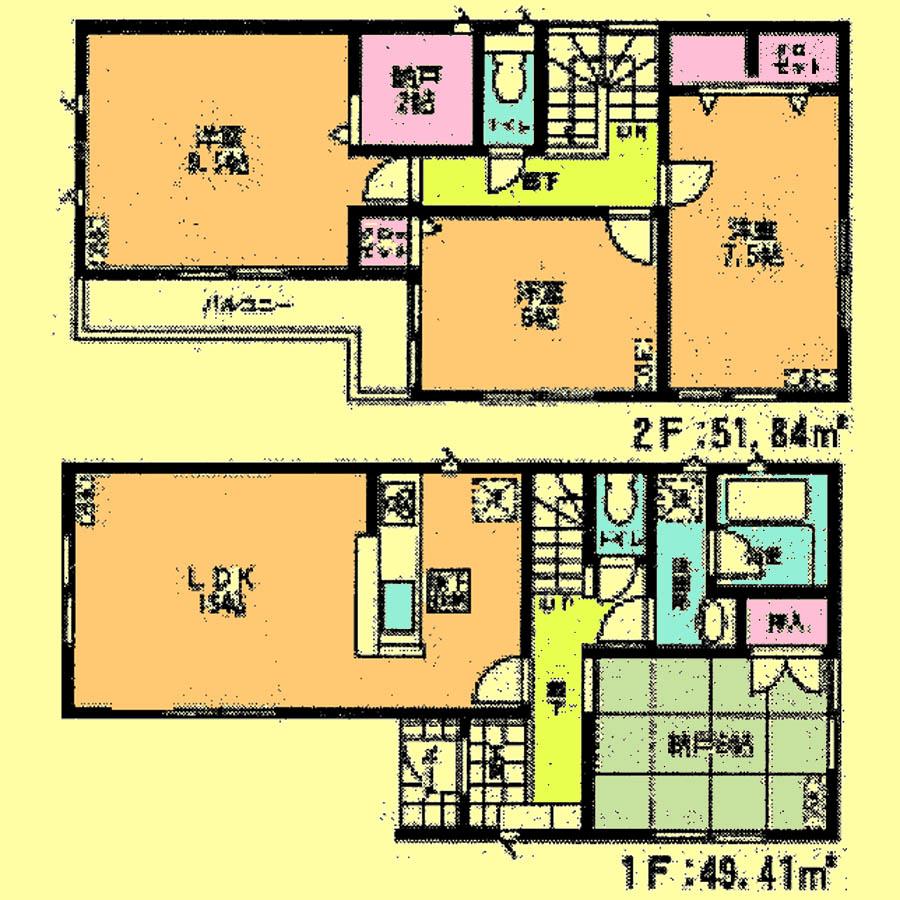 Floor plan. 27,800,000 yen, 4LDK + S (storeroom), Land area 120.1 sq m , Building area 101.25 sq m located view in addition to this, It will be provided by the hope of design books, such as layout. 