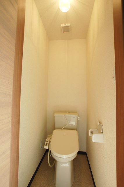 Toilet. Comfortable Washlet, Even warm toilet seat winter