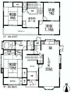 Floor plan. 59,800,000 yen, 4LDK, Land area 290.45 sq m , Building area 150.4 sq m floor plan