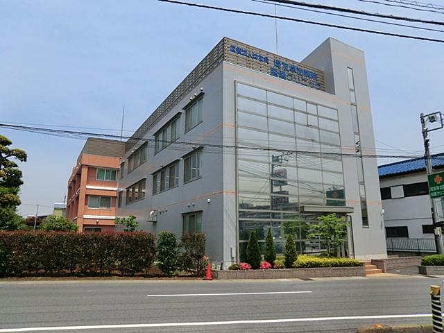 Hospital. Medical Corporation 埼友 Board 埼友 Soka to the hospital 1400m