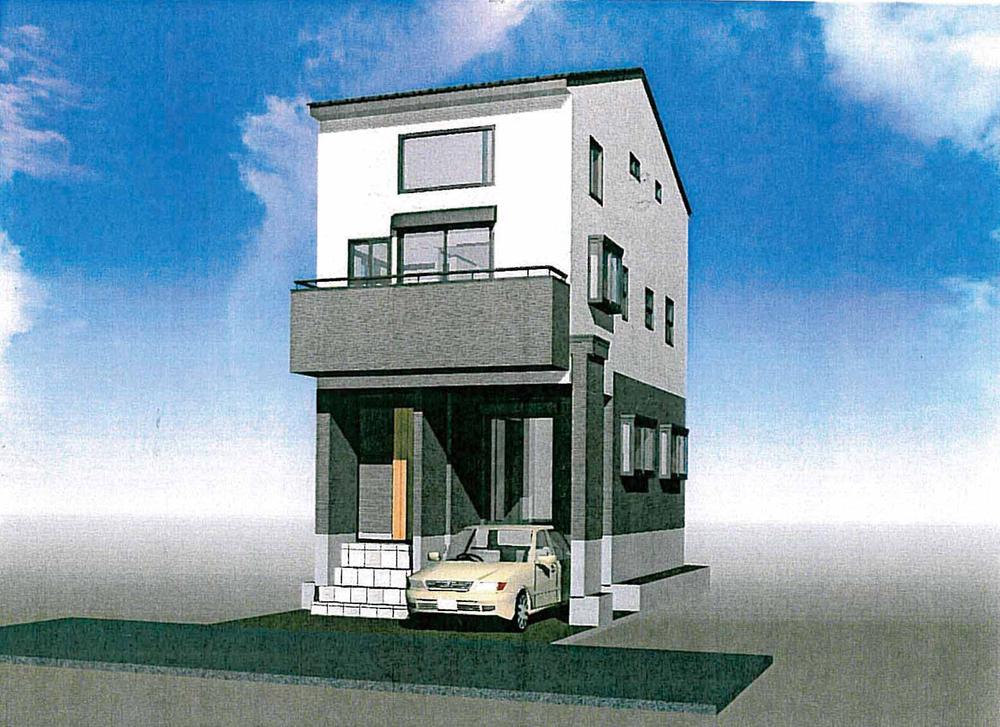 Building plan example (Perth ・ appearance). Building plan example building price 18 million yen, Building area 99.04 sq m