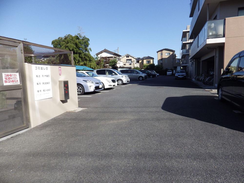 Parking lot. Common areas