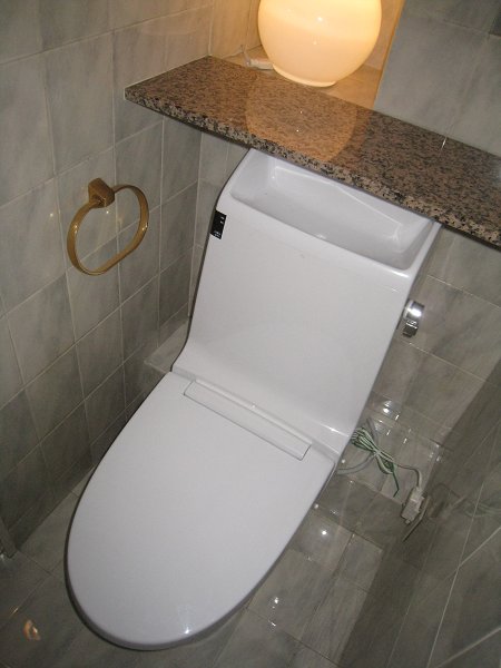 Toilet. Bidet with function
