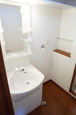 Washroom. Wash basin is also useful for cleaning shower