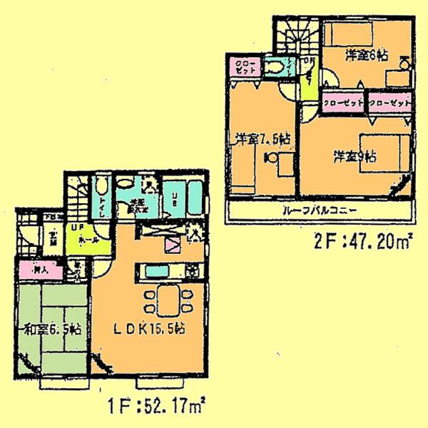 Floor plan. 25,800,000 yen, 4LDK, Land area 122.3 sq m , Building area 99.37 sq m located view in addition to this, It will be provided by the hope of design books, such as layout.