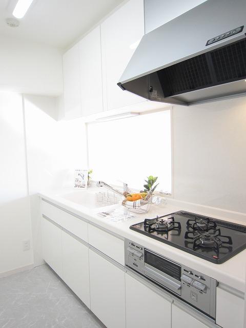 Kitchen.  ・ Artificial marble work top  ・ All-in-one water purification plug System Kitchen interior of shade with a clean (December 2013) Shooting