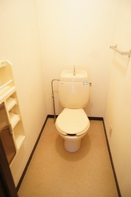 Toilet. There is housed in a toilet