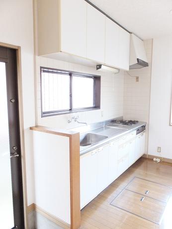 Kitchen. Kitchen of the better of the Japanese-style room