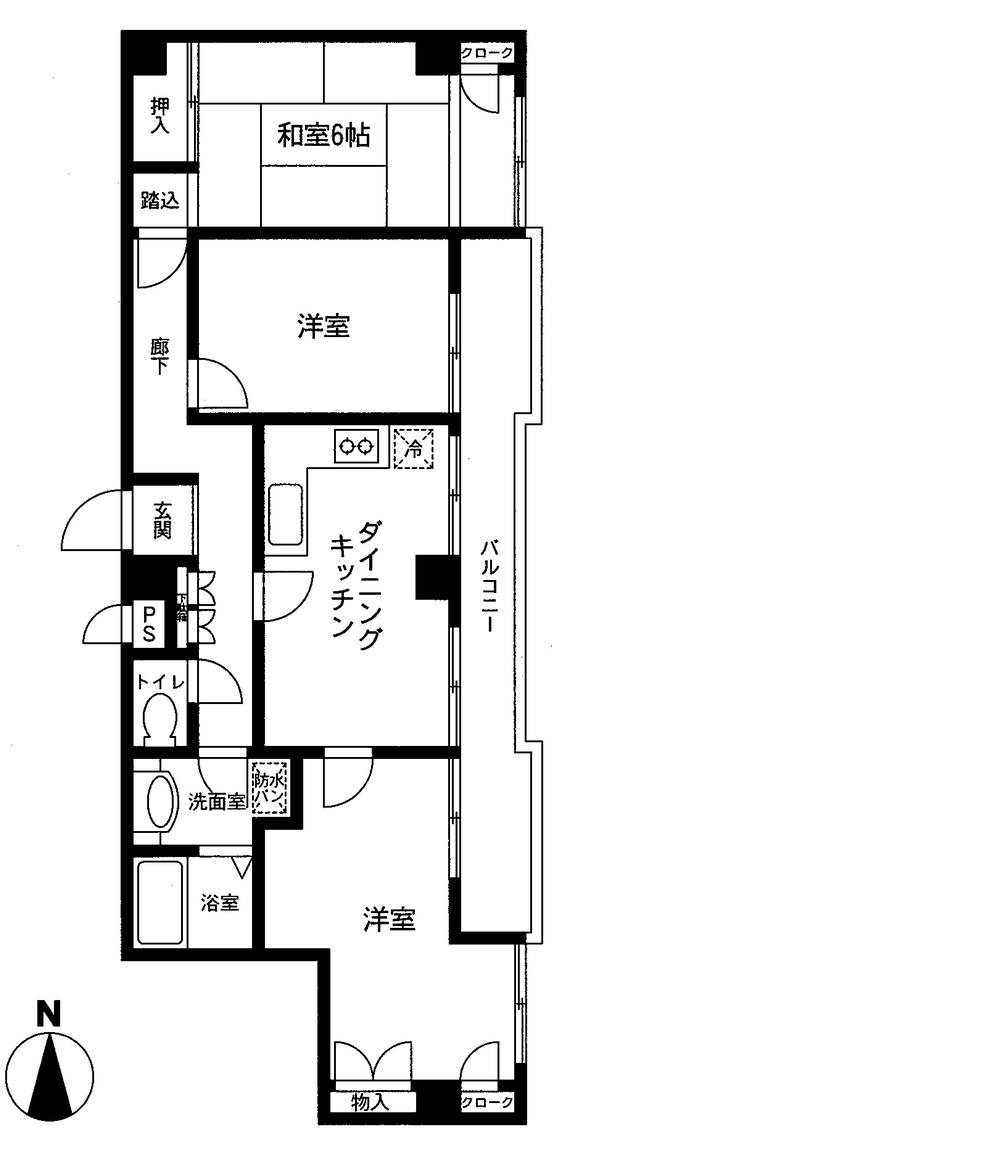 Floor plan. 3DK, Price 20.8 million yen, Occupied area 69.43 sq m , Balcony area 9.09 sq m top floor DK7.5 Pledge, Western-style 7.5 Pledge ・ 6 Pledge