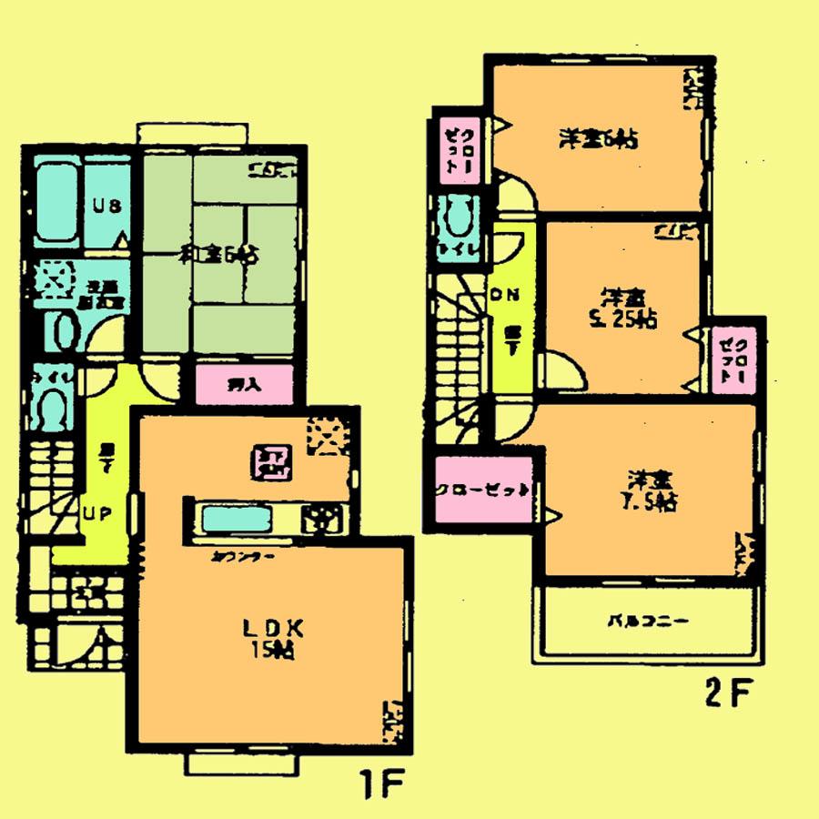 Floor plan. 26,800,000 yen, 4LDK, Land area 152.78 sq m , Building area 95.23 sq m located view in addition to this, It will be provided by the hope of design books, such as layout.