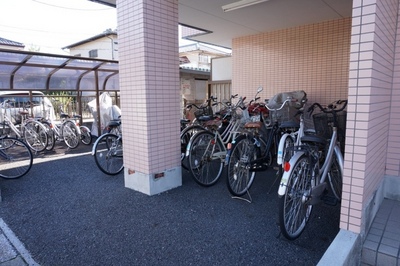 Other common areas. Bicycle parking spaces are also available