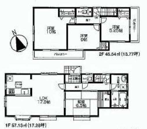 Floor plan. 34,800,000 yen, 4LDK, Land area 140.1 sq m , Building area 102.67 sq m
