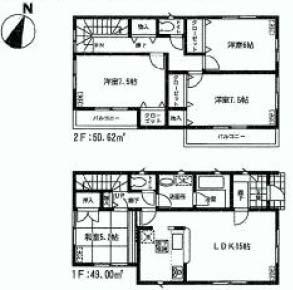 Floor plan. 29,800,000 yen, 4LDK, Land area 120.11 sq m , Building area 99.62 sq m floor plan