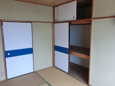 Living and room. There are storage closet