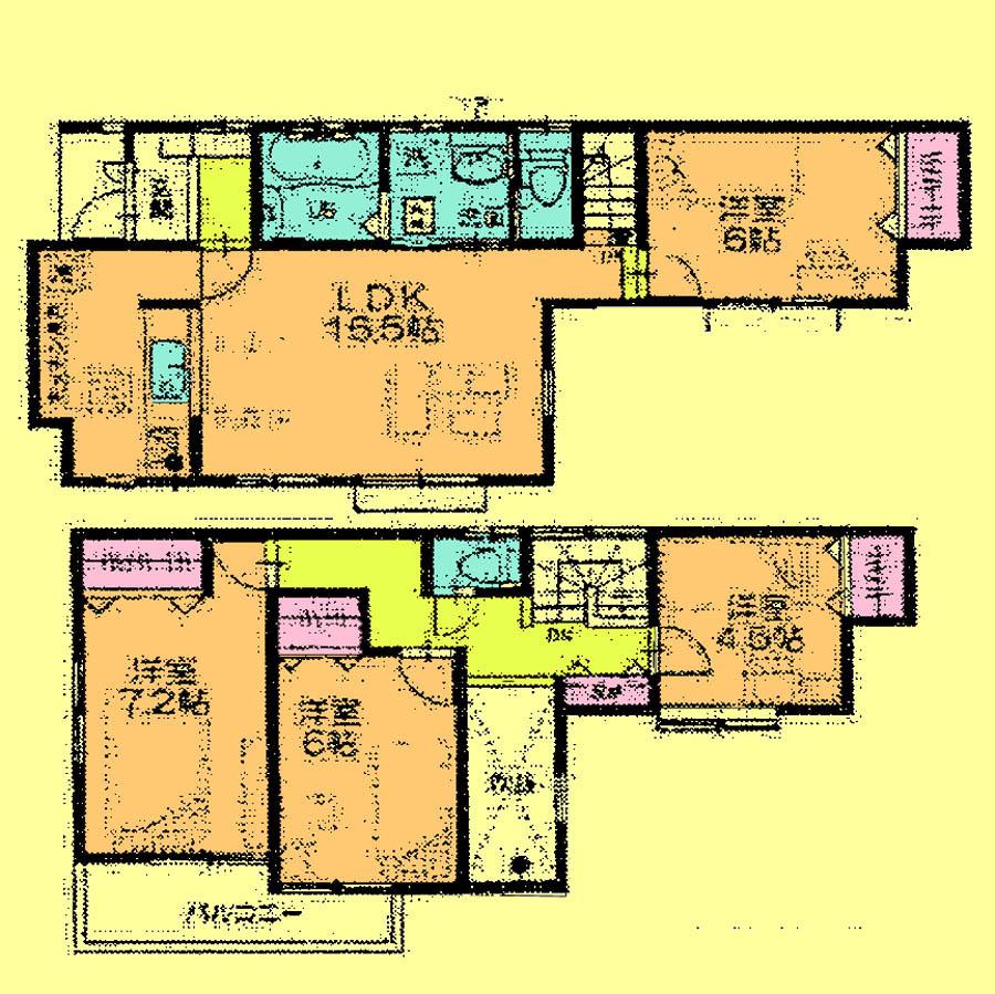 Floor plan. 24,800,000 yen, 4LDK, Land area 125.62 sq m , Building area 96.26 sq m located view in addition to this, It will be provided by the hope of design books, such as layout. 