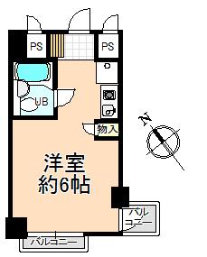 Floor plan. Price 4.8 million yen, Occupied area 17.56 sq m , Balcony area 0.67 sq m