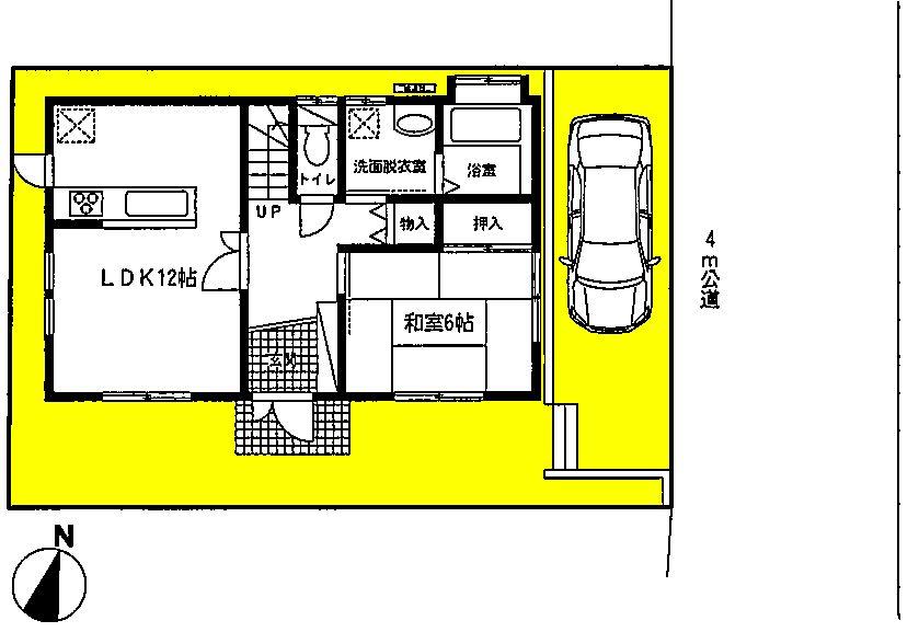 Compartment figure. 19,800,000 yen, 4LDK, Land area 100.02 sq m , Building area 93.56 sq m
