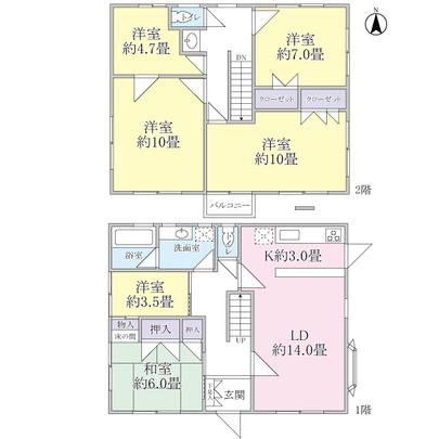 Floor plan. Make a living conductor in the floor plan type that has been distributed from the entrance to each room