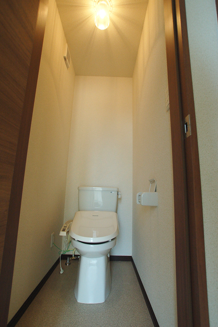 Toilet. Comfortable Washlet, Even warm toilet seat winter