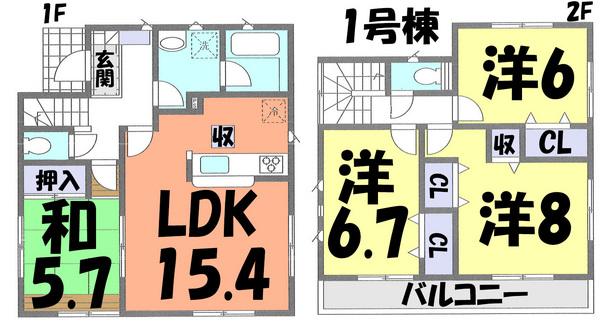 Floor plan. 31,800,000 yen, 4LDK, Land area 114.32 sq m , LDK of time also increases likely relaxation of building area 96.39 sq m family reunion