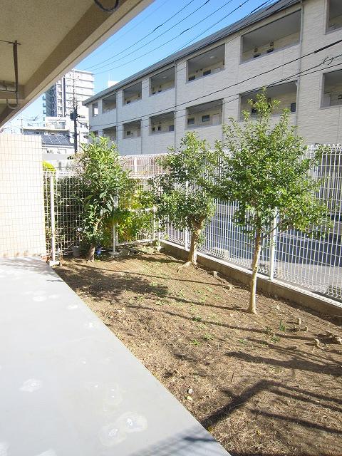 Garden. A private garden and terrace 25.83 sq m In southeast direction it is good per yang Local (12 May 2013) Shooting