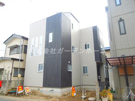 Local appearance photo. Earthquake to strong house popular in counter kitchen Tsuzukiai of Japanese-style room is equal to or greater than the spacious 21 Pledge and attractive spread large space of the same day you visit Allowed city gas in the designer house roof of the large garden ・ This sewage