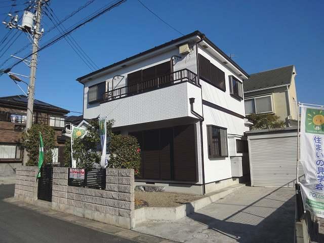 Local appearance photo. Local (January 2014) Shooting Yang per well per southwest corner lot! Heisei we renovation in 25 years in August! It is very beautiful With offices in 3LDK! There are two cars car space!