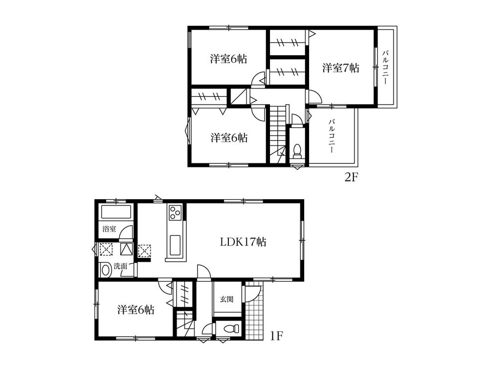 Floor plan. (C Building), Price 38,800,000 yen, 4LDK, Land area 100 sq m , Building area 99.78 sq m