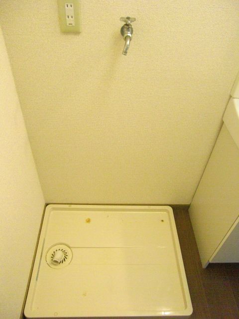 Washroom. It's essential condition the indoor washing machine Storage