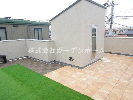 Other introspection. Earthquake to strong house popular in counter kitchen Tsuzukiai of Japanese-style room is equal to or greater than the spacious 21 Pledge and attractive spread large space of the same day you visit Allowed city gas in the designer house roof of the large garden ・ This sewage