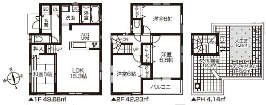 Floor plan. 28.8 million yen, 4LDK, Land area 100 sq m , Building area 96.06 sq m floor plan