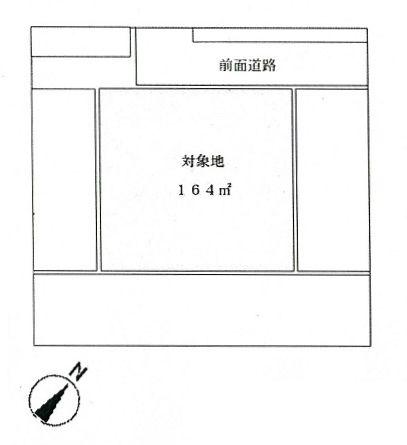 Compartment figure. Land price 24,800,000 yen, Land area 164 sq m