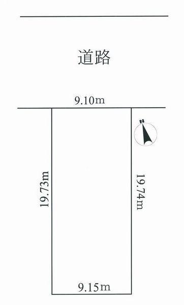 Compartment figure. Land price 75,500,000 yen, Land area 207.1 sq m