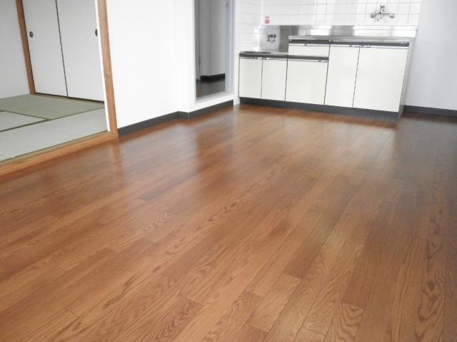 Living and room. It is a beautiful room of flooring. 