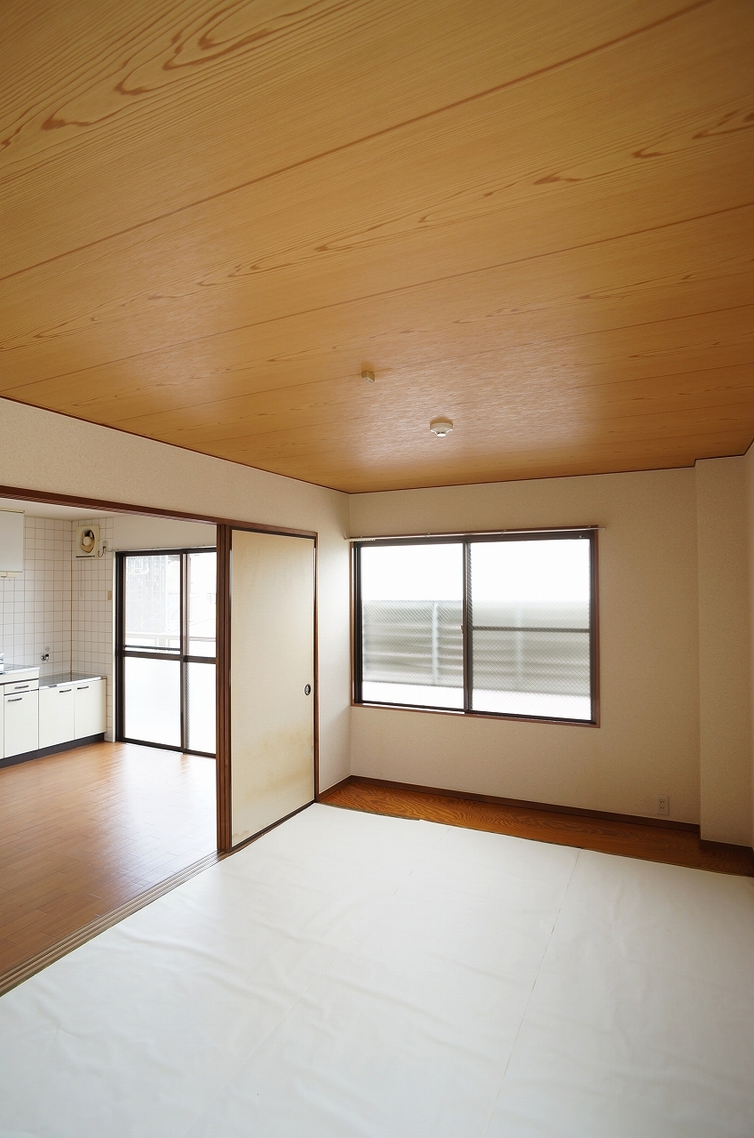 Living and room. Two-sided lighting bright Japanese-style room