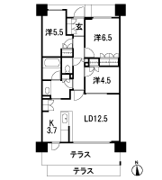 Floor: 3LDK, occupied area: 72.56 sq m, Price: 38,900,000 yen, now on sale