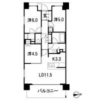 Floor: 3LDK + WIC, the occupied area: 67.35 sq m, Price: 35,500,000 yen (plan), now on sale
