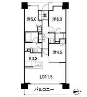 Floor: 3LDK + WIC, the occupied area: 67.35 sq m, Price: 34,800,000 yen, now on sale