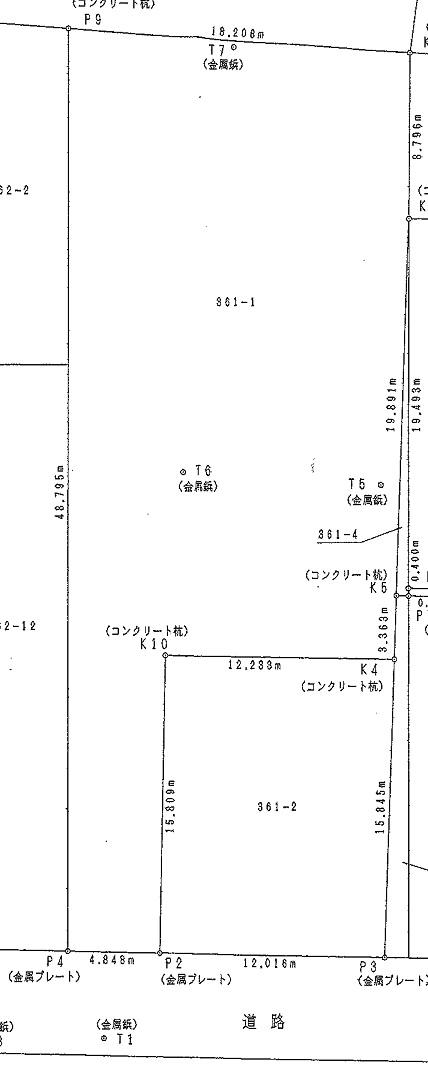 Compartment figure. Land price 208 million yen, Land area 857.29 sq m
